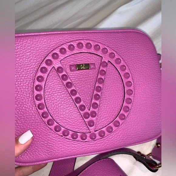 Valentino by Mario Valentino Mia Studded Crossbody Bag - Picture 4 of 15